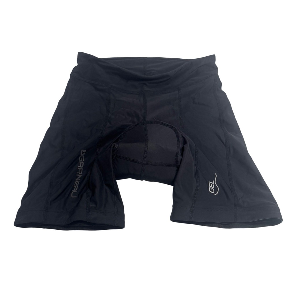 Louis Garneau Padded Cycling Shorts S/M Black Padded Chamois Gel Bike Athletic